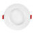 4 in. Recessed LED Downlight, Canless w/ Deep Baffle, 600 Lumens, 5 CCT Color Selectable 2700K-5000K