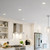 4 in. Recessed LED Downlight, Canless w/ Deep Baffle, 600 Lumens, 5 CCT Color Selectable 2700K-5000K
