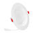 6 in. Recessed LED Downlight, Canless w/ Deep Baffle, 1200 Lumens, 5 CCT Color Selectable 2700K-5000K