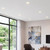 6 in. Recessed LED Downlight, Canless w/ Deep Baffle, 1200 Lumens, 5 CCT Color Selectable 2700K-5000K