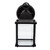 LED Porch Lantern Outdoor Wall Light, Black w/ Clear Glass, Dusk to Dawn Sensor, 650 Lumens, 3000K Warm White - 8 in. Height