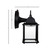 LED Porch Lantern Outdoor Wall Light, Black w/ Clear Glass, Dusk to Dawn Sensor, 650 Lumens, 3000K Warm White - 8 in. Height