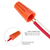 Orange Electrical Wire Connector Twist On Screw Terminal (500 Pack)