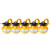 Heavy Duty LED Construction String Light, 7500 Lumens, 5000K Daylight, 60 Watts, 50 Ft, Linkable