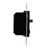 3-Way / Single Pole Dimmer Light Switch 600W, Indicator Light, LED Compatible, Wall Plate Included, Black