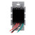 3-Way / Single Pole Dimmer Light Switch 600 Watt, LED Compatible, Wall Plate Included, Gray