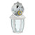 LED Outdoor Wall Light, White w/ Clear Water Glass, Dusk to Dawn Sensor, 580 Lumens, 3000K Warm White - 11 in. Height