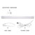 18 in. LED Under Cabinet Light, Linkable, 900 Lumens, 3000K Warm White, White, On/Off Switch