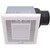 80 CFM Bathroom Exhaust Fan, 1.5 Sones Quiet Operation, Built-in LED Light, Ceiling Mounted