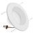 5 in. and 6 in. 2700K Retrofit Recessed LED Downlight, Smooth Baffle Trim, 950 Lumens, Warm White (4 Pack)