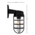 LED Cage Light Wall Lantern, Outdoor Porch Light w/ A19 Edison Bulb, 800 Lumens, 2700K Warm White, Dimmable - 10 in. Height