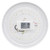 14 in. LED Round Flush Mount Ceiling Light, Brushed Aluminum Trim, Dimmable, 3000K Warm White, 1600 Lumens