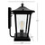 LED Outdoor Wall Light Seeded Glass, ST19 Bulb Included, 800 Lumens, 2700K Warm White - 15 in. Height