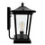 LED Outdoor Wall Light Seeded Glass, ST19 Bulb Included, 800 Lumens, 2700K Warm White - 15 in. Height