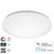 13 in. Smart WiFi LED Mushroom Light Ceiling Fixture, Dimmable, CCT 2000K-5000K, 1500 Lumens