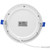6 in. Slim Round Recessed LED Downlight, Canless IC Rated, 1050 Lumens, 5 CCT Color Selectable 2700K-5000K