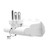 3-Outlet Swivel Grounded 180 Degree Wall Plug Adapter, ETL Listed (4-Pack)