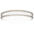 18 in. Satin Nickel LED Ceiling Mount Fixture, 5 CCT 2700K-5000K, 2000 Lumens, Dimmable