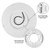 9 in. LED Flush Mount Ceiling Light, 5 CCT 2700K-5000K, 1500 Lumens, Dimmable