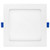 6 in. Slim Square Recessed LED Downlight, Canless IC Rated, 1000 Lumens, 5 CCT Color Selectable 2700K-5000K (12 Pack)