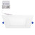 4 in. Slim Square Recessed LED Downlight, Canless IC Rated, 750 Lumens, 5 CCT 2700K-5000K (12 Pack)