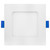4 in. Slim Square Recessed LED Downlight, Canless IC Rated, 750 Lumens, 5 CCT 2700K-5000K (12 Pack)