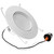 5 in. and 6 in. Adjustable Recessed LED Gimbal Downlight, Metal Trim, 1200 Lumens, 5 CCT Color Selectable 2700K-5000K