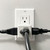 3 Outlet Cube Adapter Wall Plug, Outlet Extender Wall Tap (4 Pack)