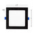 6 in. Slim Square Recessed LED Downlight, Black Trim, Canless IC Rated, 1000 Lumens, 5 CCT Color Selectable 2700K-5000K