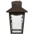 LED Porch Lantern Outdoor Wall Light, Bronze w/ Water Glass, Dusk to Dawn Sensor, 800 Lumens, 3000K Warm White - 12 in. Height