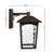 LED Porch Lantern Outdoor Wall Light, Bronze w/ Water Glass, Dusk to Dawn Sensor, 800 Lumens, 3000K Warm White - 12 in. Height