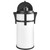 LED Outdoor Wall Light, Black w/ Frosted Glass, Dusk to Dawn Sensor, 730 Lumens, 3 CCT 3000K-5000K - 13 in. Height