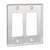 2 Gang Metal Wall Plate for Outlets or Light Switches, Stainless Steel Decorative Wall Plate (10 Pack)
