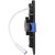 4 in. Slim Square Recessed LED Downlight, Black Trim, Canless IC Rated, 700 Lumens, 5 CCT Color Selectable 2700K-5000K