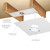 4 in. & 6 in. Slim Downlight Rough-In Plate, New Construction Light Mounting Metal Plate w/ Notches (10 Pack)