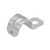 1/2 in. Electrical Metallic Tube (EMT) Push-On 1-Hole Pipe Straps for Conduit Installation (100 Pack)
