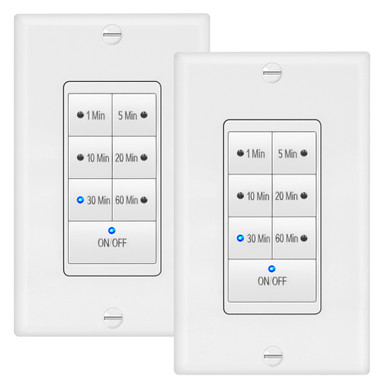 1875 Watt 7 Button Timer (2 Pack)