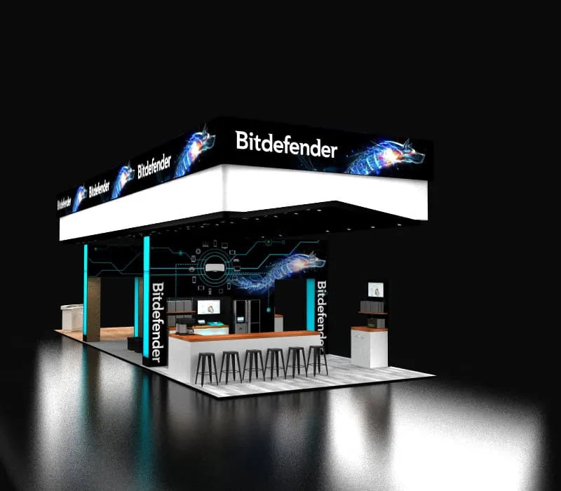 【Creative Booth Design】 BitDefender-CES-
