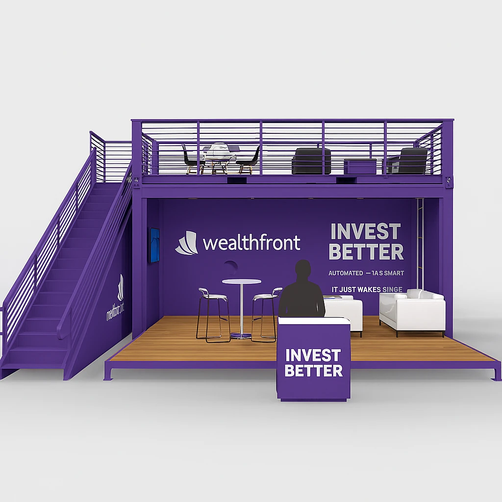 Shipping Container Base Model E2 Trade Show Display