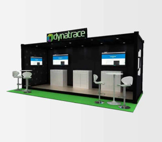 10 x 20 shipping container trade show booth by ExpoMarketing - featured image