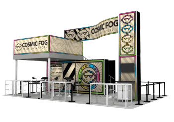20x30 double deck exhibit rental featured view