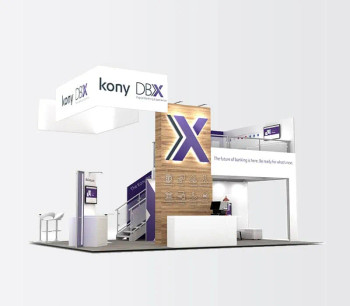 KONY 20 x 30 double deck trade show booth by expomarketing featured image