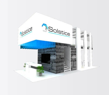 double deck contemporary exhibit