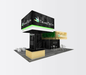 TrineTech 30 x 40 Double Deck Display