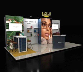 Radiant PO8546B 10 x 20 Trade Show Display