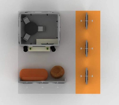 20 x 20 trade show booth fllor plan by ExpoMarketing