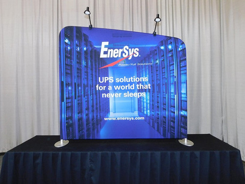Medallion 002 Tabletop Portable Trade Show Display Client Example