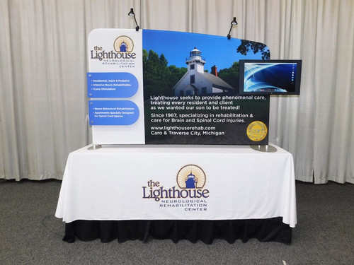 Medallion 004 Tabletop Portable Trade Show Display Client Example