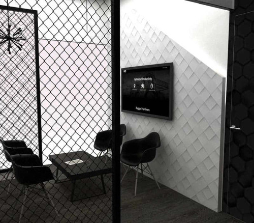 20 x 30 portable trade show booth by ExpoMarketing - angled image