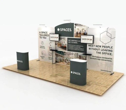 WT Modular Kit B1D5B1 10' x 20' Trade Show Display with table